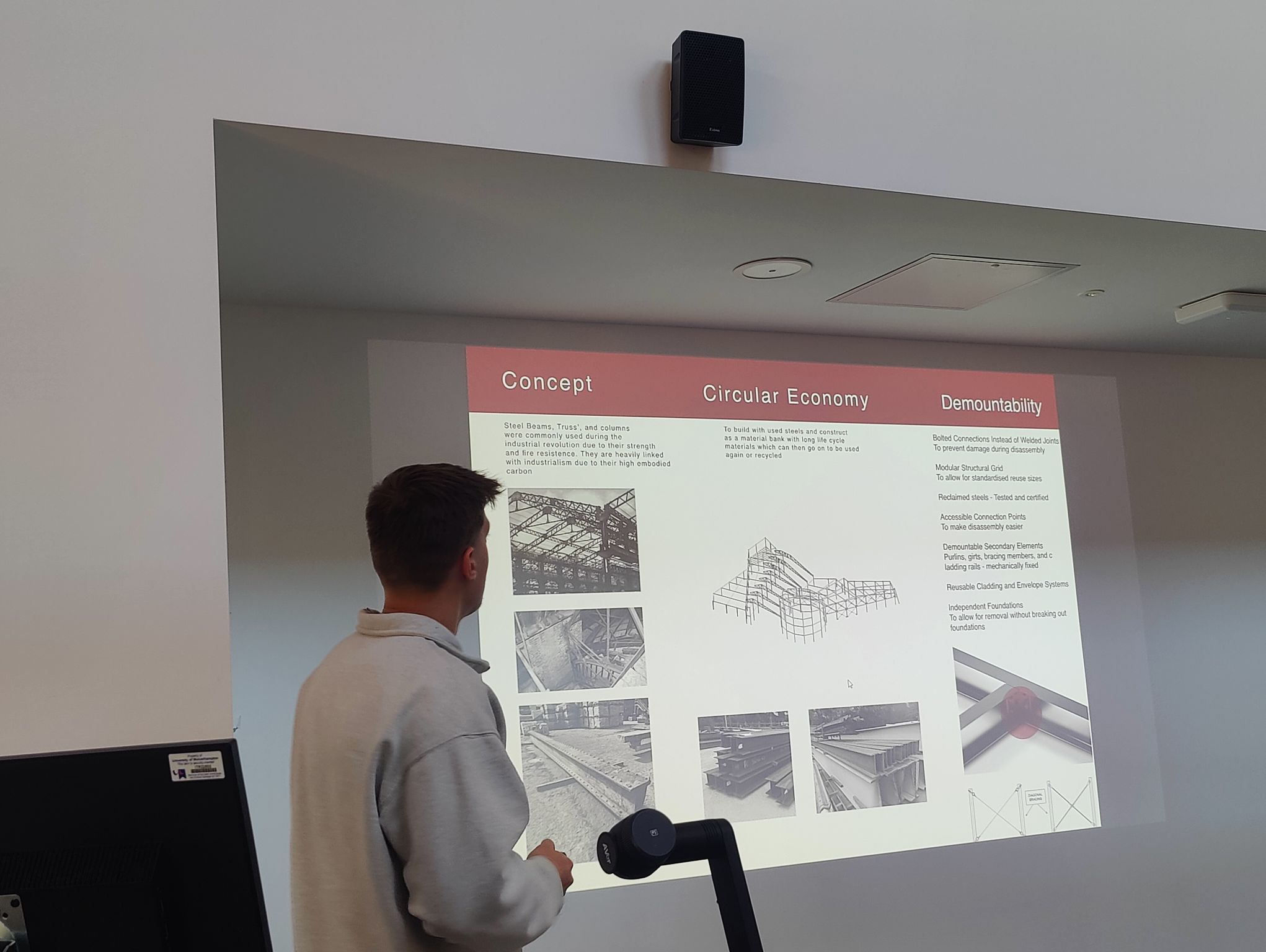 First slide